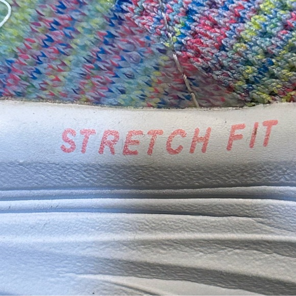Sketchers Relaxed Fit D'Lux Walker Rainbow Sky Go Walkers Sneakers 8 - Picture 13 of 14